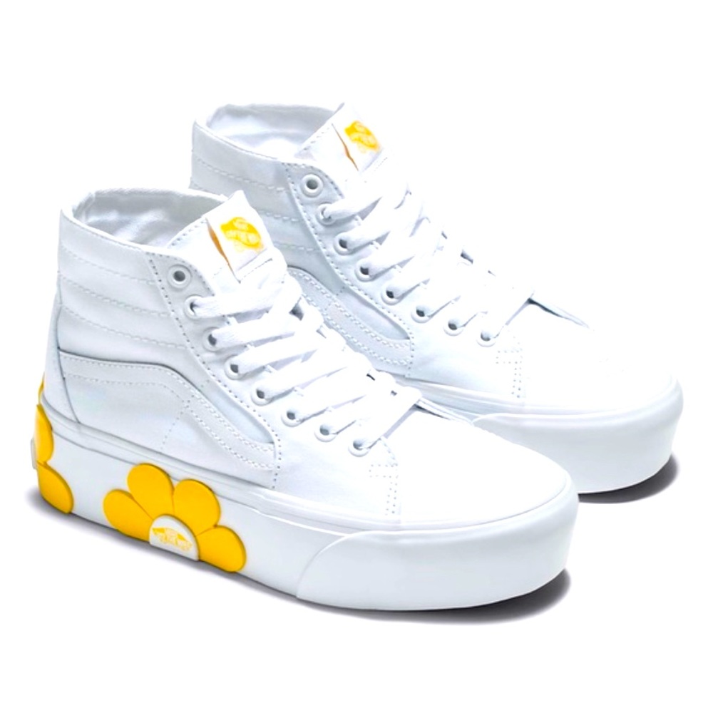 Vans sk8 high platform daisy